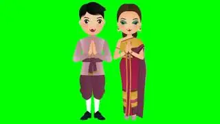 Cartoon character green screen| editor g