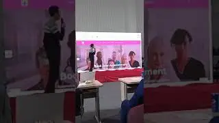 IT - Time Team Leaderi hackatonda qilgan proyektini himoya qilyapti