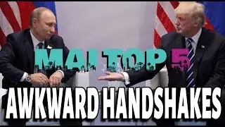 🖐 Top 5 Donald Trump Awkward Handshakes | G20 Summit and Other Cringeworthy Moments 🤝