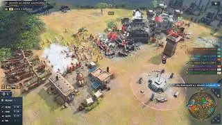 Age of Empires IV 4v3 Absurd 2034killed | 400pop Ottomans #ageofempires4 #帝国时代 #世紀帝國