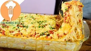 Espagueti Horneado Recetas Navideñas
