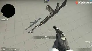 CSGO: AK Elite Build stt vs AWP PAW Bounty Hunter x stickers combo