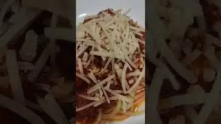 Not only did I make the spaghetti look fancy. I also added so beef concentrate to unrinses noodles