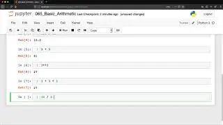 Python: Basic Arithmetic