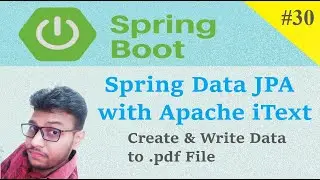 Spring Boot using Apache iText [Hindi] #30