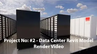 Data Center Revit Model Render Video using Enscape 3D | Revit 3D Model