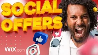 HOW TO MAKE WEBSITE Tutorial For Beginners? / WIX Social Offers Landing Page Builder