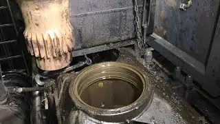 Как поменять втулку в ОПУ на манипуляторе ВЕЛМАШ VM10L74, ремонт ломовоза