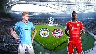 Manchester City Vs Bayern Munchen - Quarter Final UCL 2023 - PES 2021 - PC