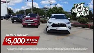 Red McCombs Toyota: Tax Time Used