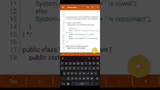 Java program to check whether an alphabet is vowel or consonant use if else & switch case statement