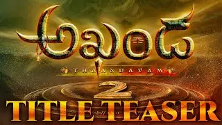 #Akhanda2 - Thandavam Title Teaser | #BB4 | Nandamuri Balakrishna | Boyapati Srinu | Telugu Tonic