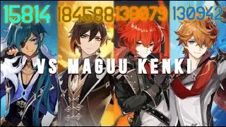 Husbando Squad VS Maguu Kenki | Genshin Impact