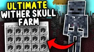 BEST WITHER SKULL FARM Minecraft Bedrock 1.21/26.1+! (128+/H)