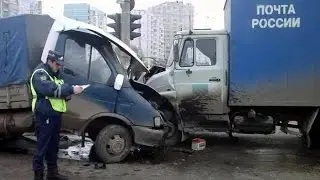 Подборка аварий и ДТП видео.