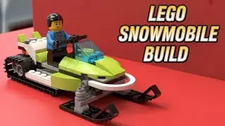 Complete LEGO City Arctic Snowmobile 60032 | Speed Build