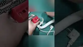 Water pump construction with washing machine motor, washing machine drain motor