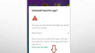 Uninstall Harmful Application