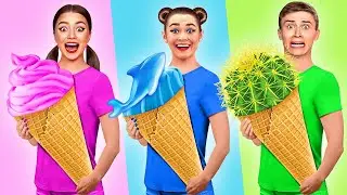 24 Часа Едим продукты одного цвета Челлендж | Olala