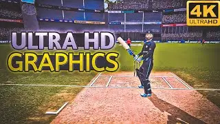 EXPERIENCE REAL CRICKET 24 IN UHD 4K GRAPHICS!