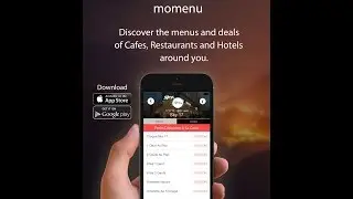 momenu video demo - the best mobile menu app for iOS and Android