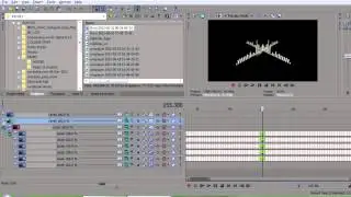 [Rough Timelapse] 3D Visualizers with Sony Vegas...