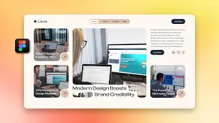 Blog Website UI Design in Figma | Figma Tutorial | Figma Tutorial For Beginners