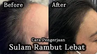 Cara Pengerjaan Sulam Rambut Lebat