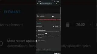 There was a problem in processing your video. As a result your recent edits where not saved.