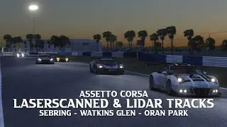 3 Laserscanned & Lidar Tracks for Assetto Corsa Pack #2