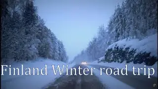Finland Winter road trip - talvinen automatka