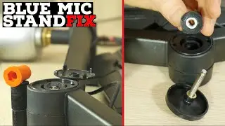 How To Repair Broken Blue Compass Boom Arm Mic Stand DIY
