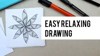 Easy relaxing drawing. @OlyashaArt