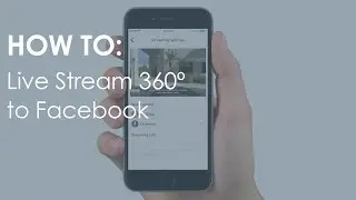 How To: Live Stream in 360º to Facebook - #ALLieCamera