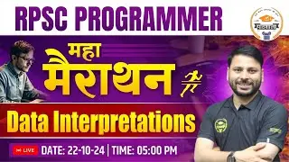 RPSC PROGRAMMER | DATA INTERPRETATIONS | Maha Marathon Class  || Top MCQ's By Jaideep Sir
