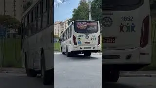 Ônibus da VIPE manobrando no ponto final das linhas 04, 05 e 06 em São Caetano do Sul