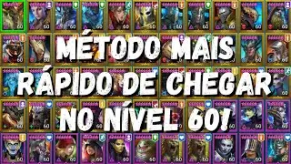 Raid: Shadow Legends | Qual a maneira mais rápida de evoluir meus campeões pro nível 60?
