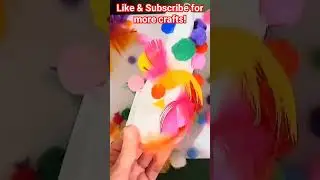 Extreamly colourful christmas tree for small hands! Creative #christmas2023 for kids! Arts & crafts.