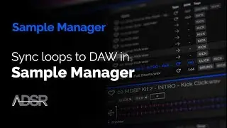 Sync loops to DAW tempo in ADSR Sample Manager ( + FREE plug-in Download )