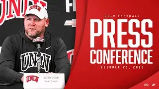 UNLV Football Press Conference - October 23, 2023