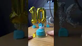 МИНИ ТОРТИК на 10к подписчиков🎉 #миниатюра #handmade #поделки #своимируками #лайф