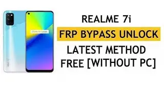Realme 7i FRP Bypass || Android 11/12 || Google Account Unlock || Without Pc || New Method 2023.