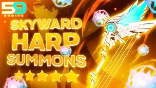 59 Gaming (Nanolar) GOES ABSOLUTELY INSANE SUMMONING FOR THE SKYWARD HARP IN Genshin Impact!!