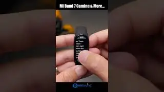 Wow! Mi Band 7 Gaming & E-book Reading...