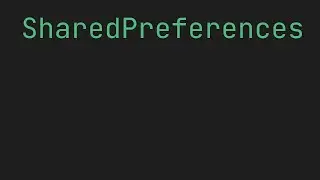FLUTTER Shared preferences