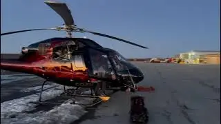 Cross Canada helicopter trip