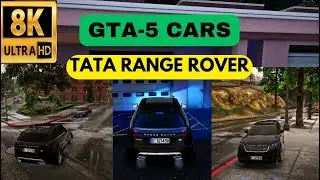 8K  Grand Theft Auto V Cars - Tata Range Rover | Type: Legendary #gta5 #gtav | Ryzen 9 3900X