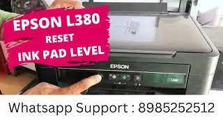 Epson L380 Resetter | Fix Red light Blinking & Service Required [100% Working]