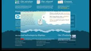 Clickloud Web 2.0 Business PSD Template