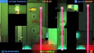 Stealth Bastard Deluxe - The Teleporter Chambers X-2 Speed Run v2
